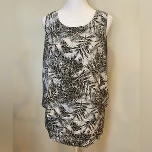 DG2 By Diane Gilman Sleeveless Blouse Size M